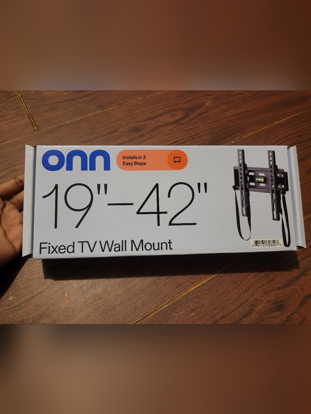 TV Wall Mount Bracket for 19"-42" TVs - White
